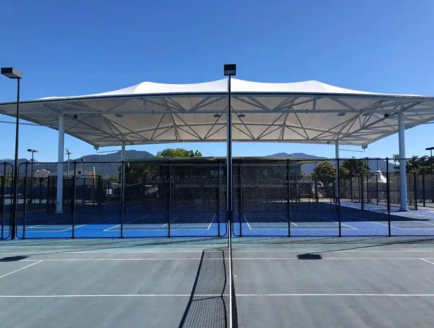 張家川球場遮陽棚
